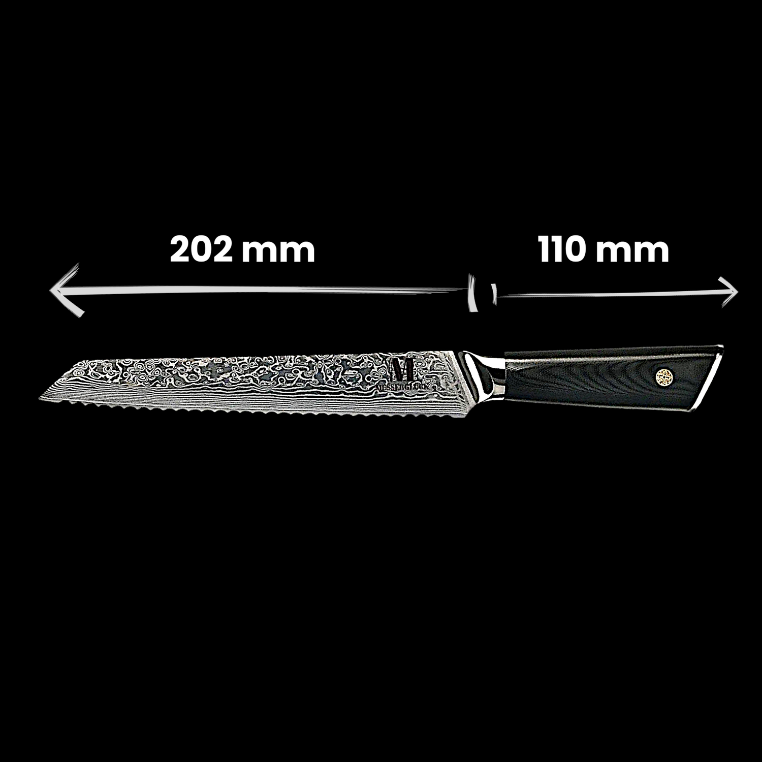 Hanbok line 5 piece set of professional kitchen knives