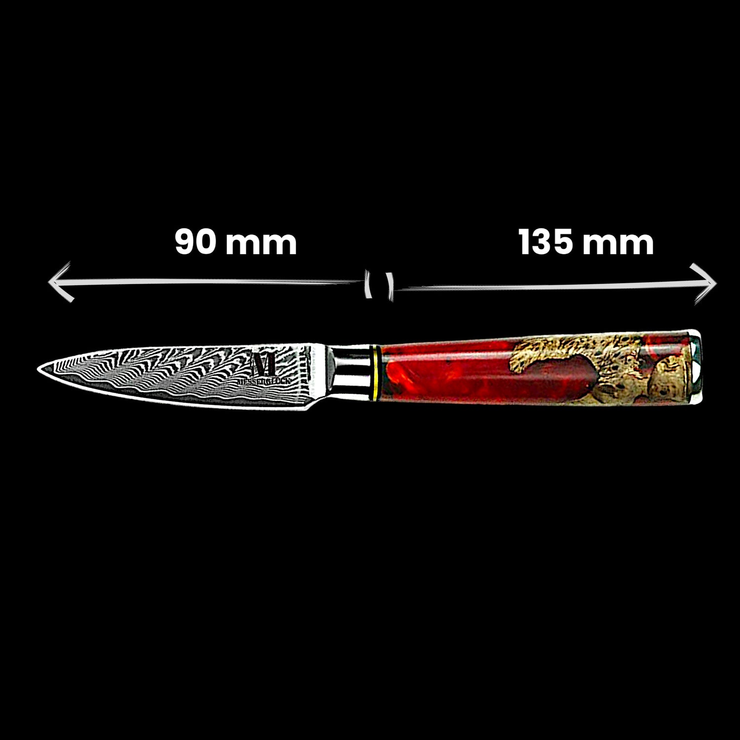 Samura line "Paring" damascene