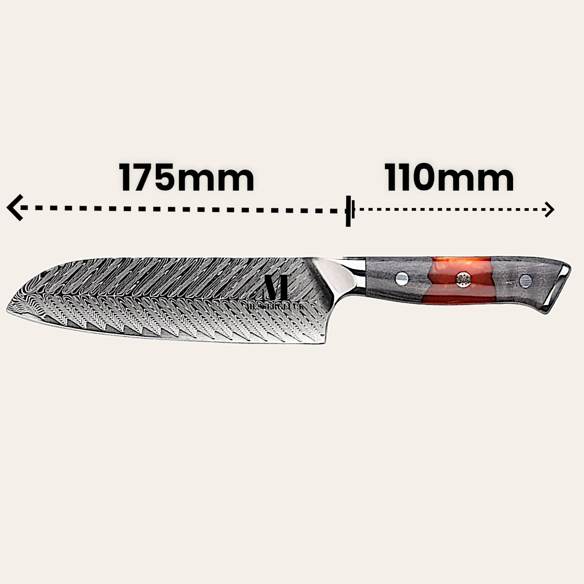 Hanami Line 5-piece set of professional kitchen knives