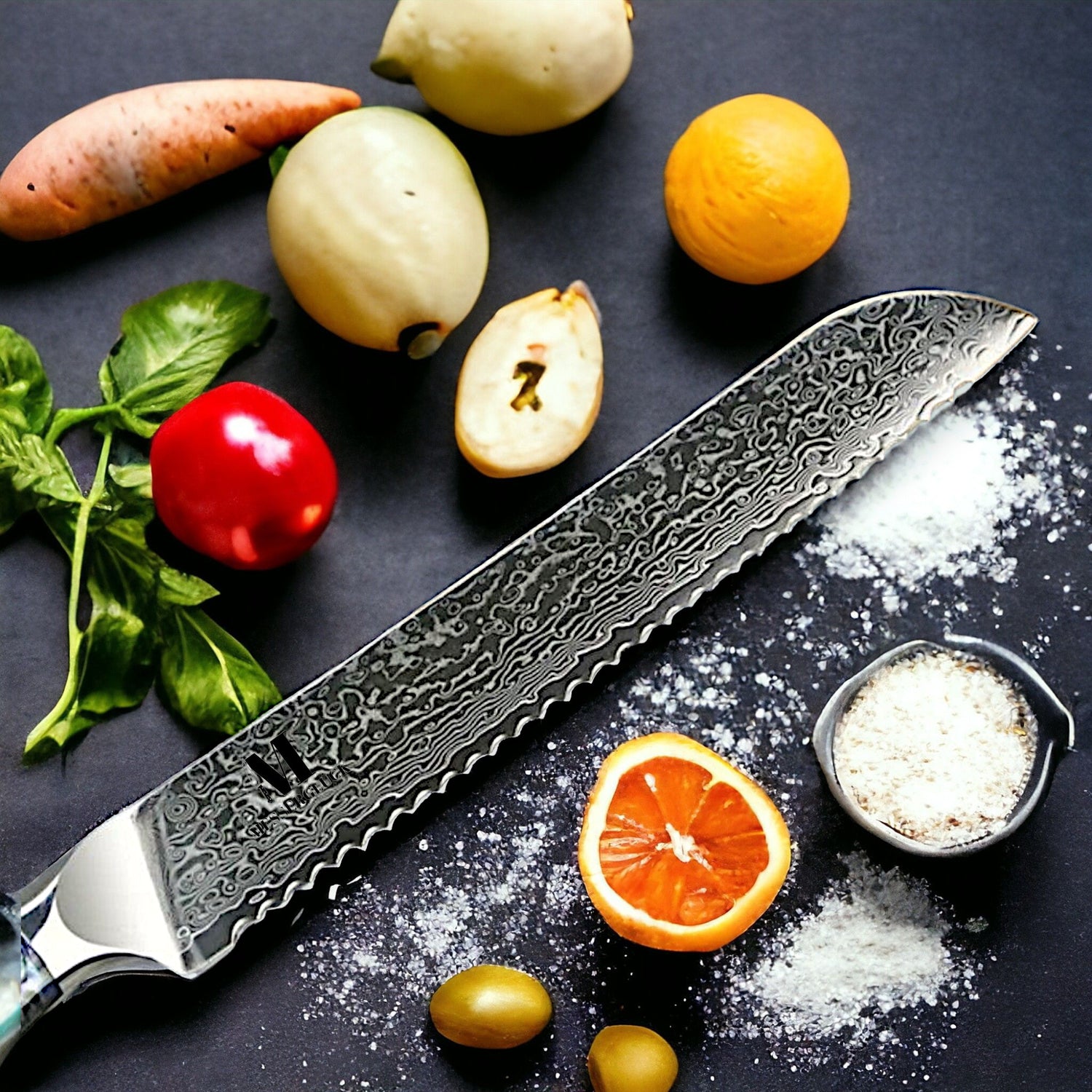 Zenith Line 5-piece set of professional kitchen knives