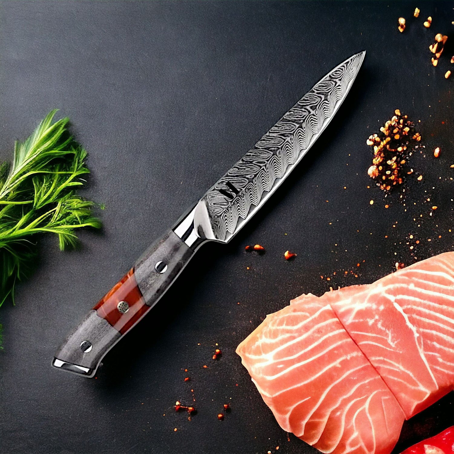 Hanami Line 2-piece set of professional kitchen knives