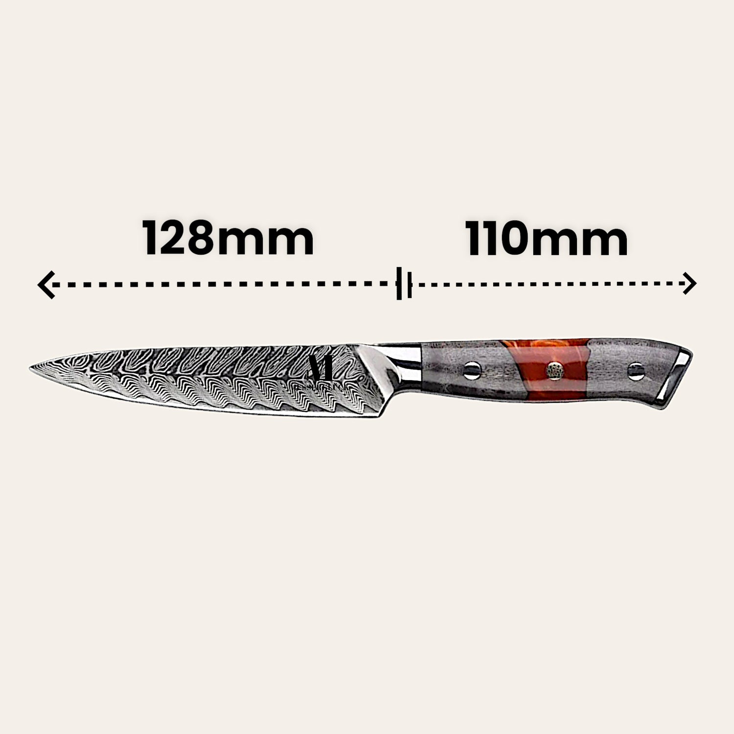 Hanami Line 5-piece set of professional kitchen knives