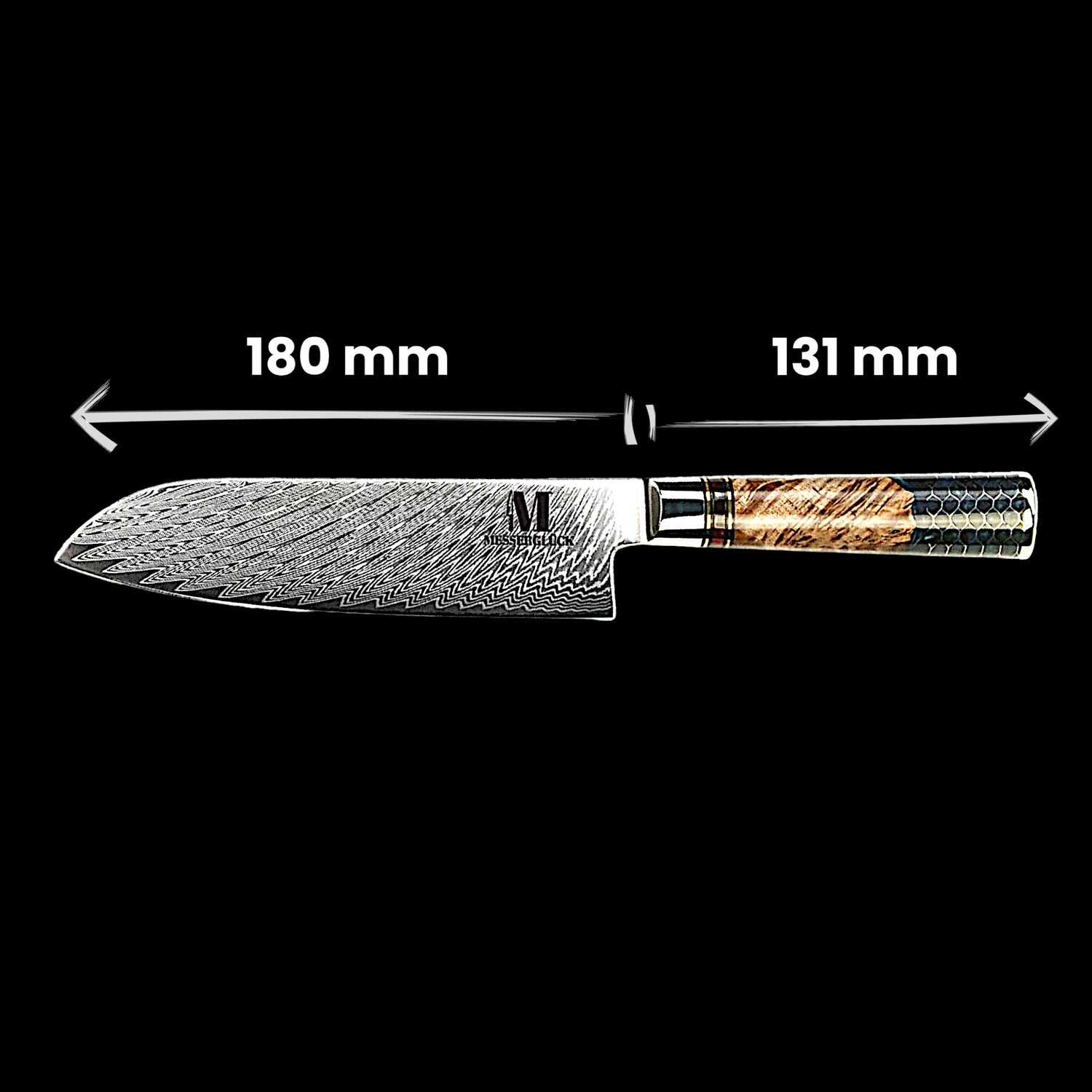 Shizuku Line 2-piece set of professional kitchen knives