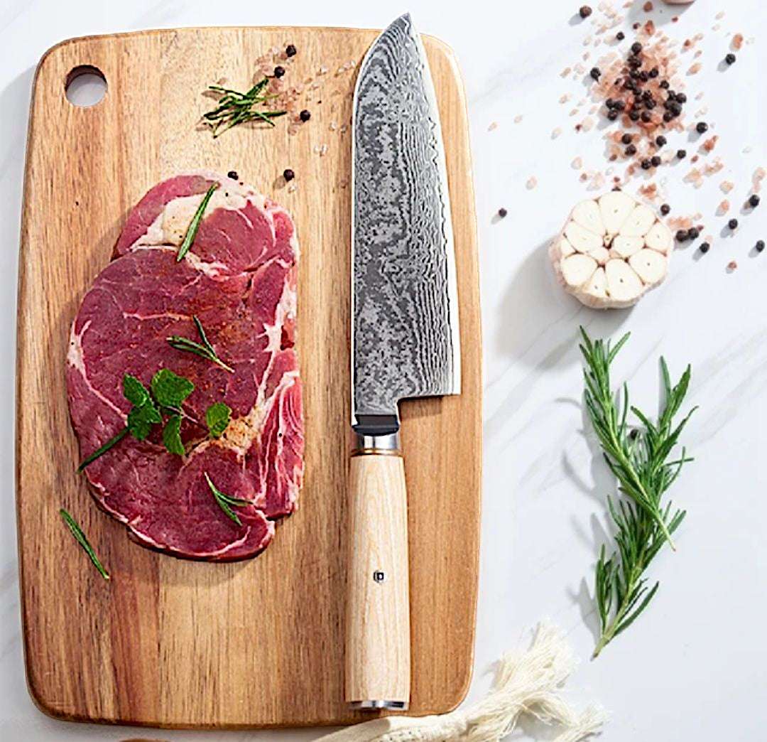 Komorebi line "Santoku" damascene