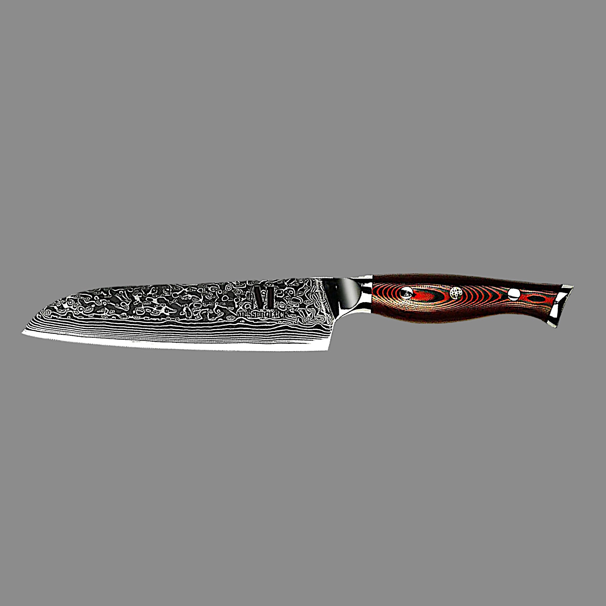 Shizuku line "Santoku" damascene