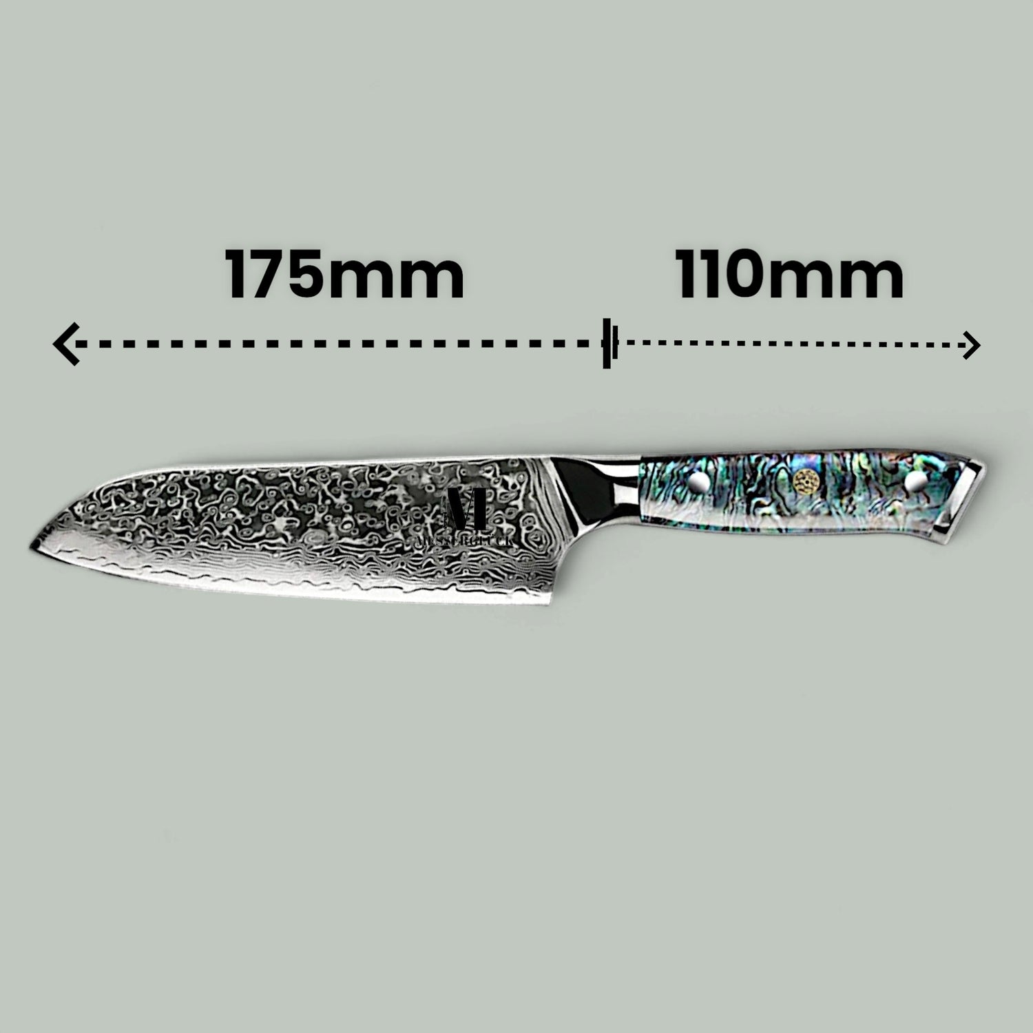 Zenith Line 5-piece set of professional kitchen knives