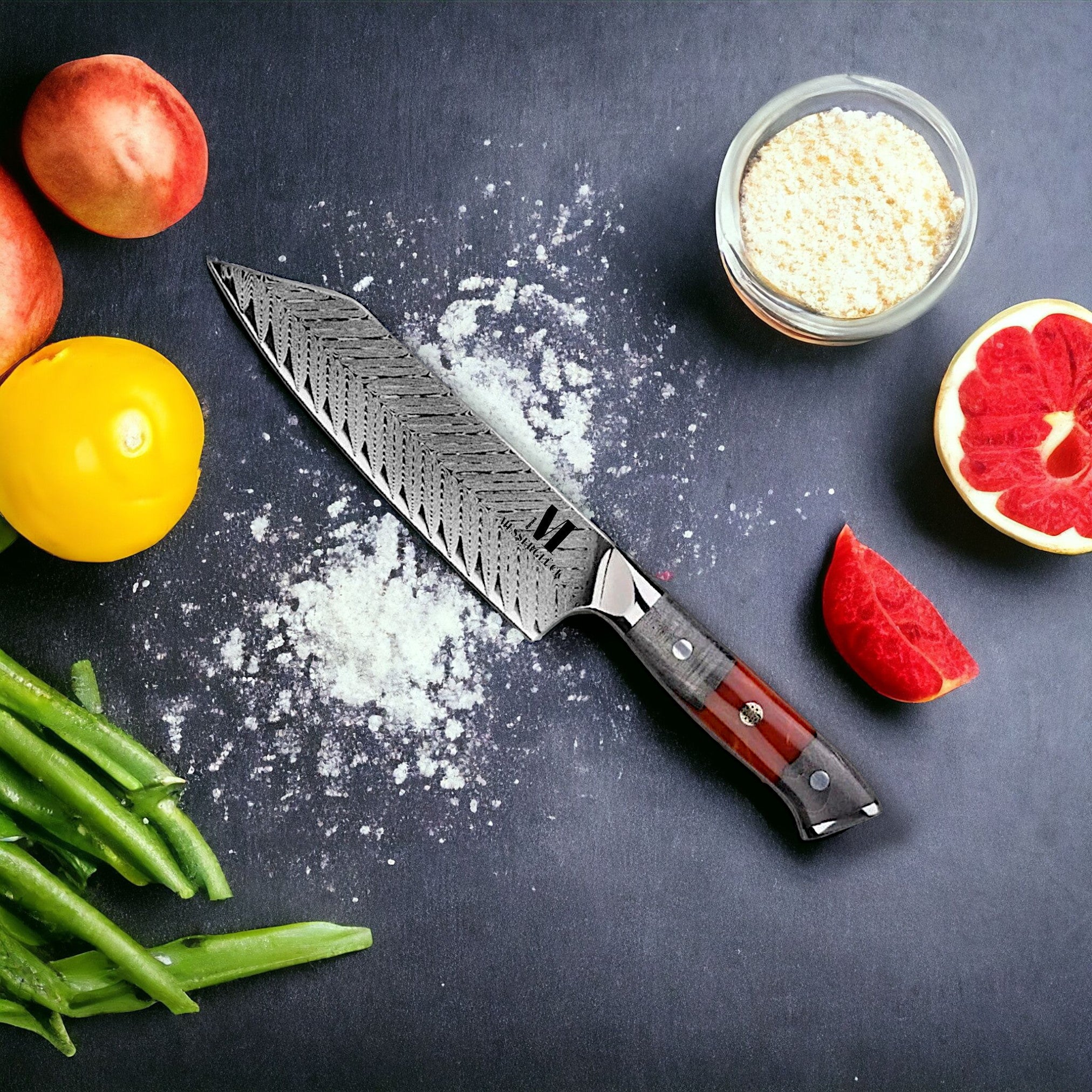 Hanami Line 5-piece set of professional kitchen knives