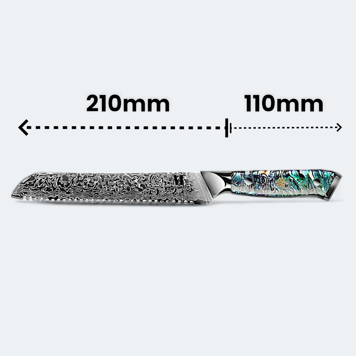 Zenith Line 5-piece set of professional kitchen knives