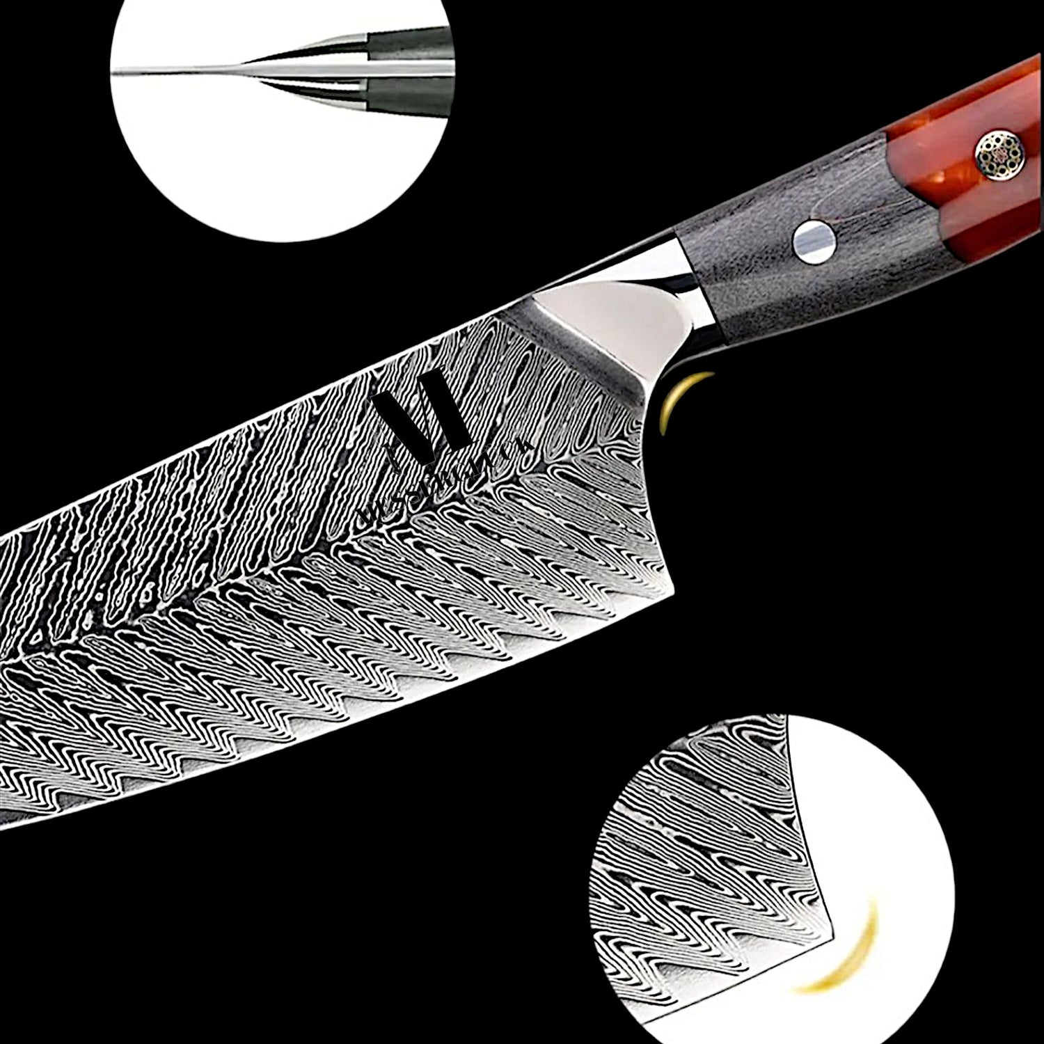Hanami Line 5-piece set of professional kitchen knives