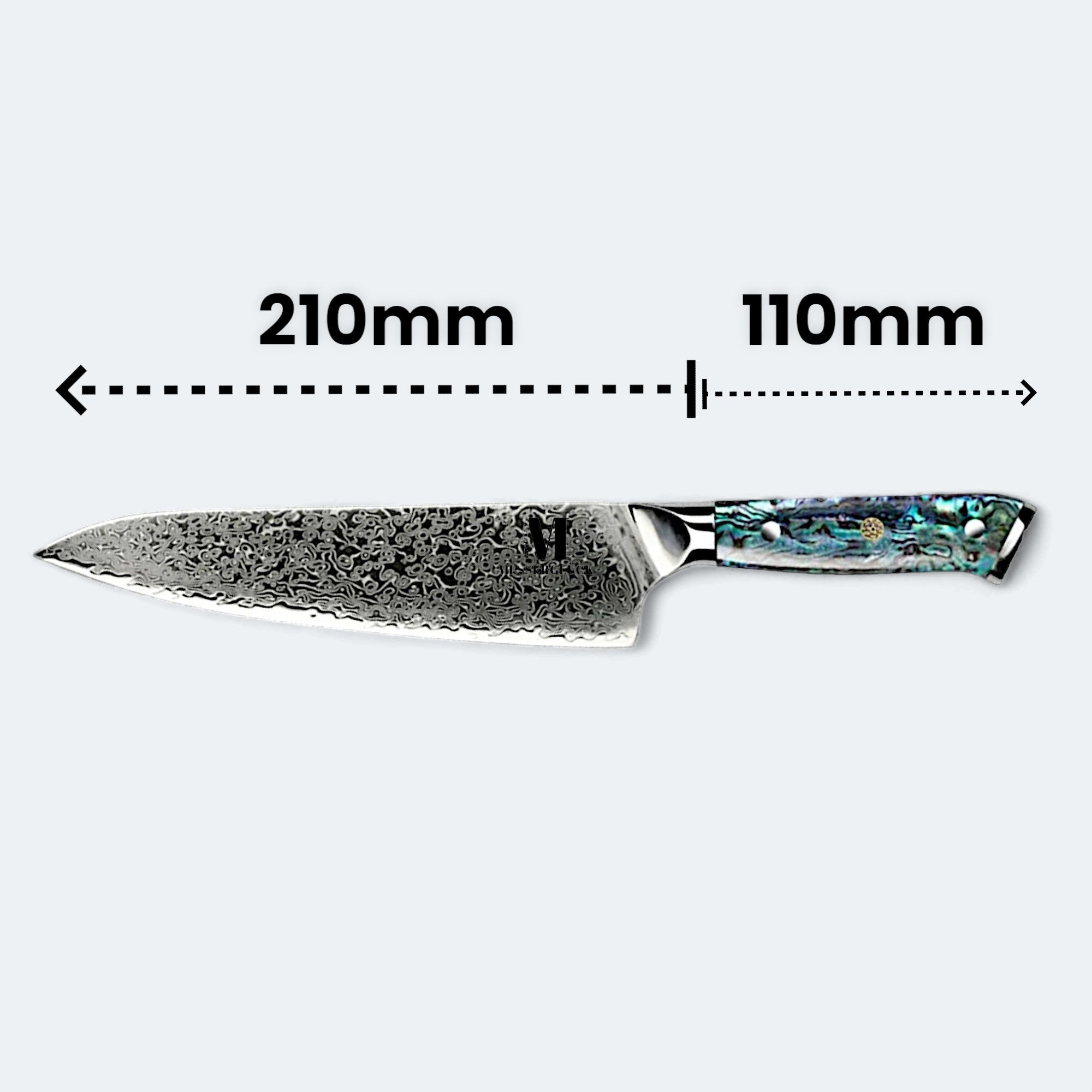 Zenith Line 2-piece set of professional kitchen knives