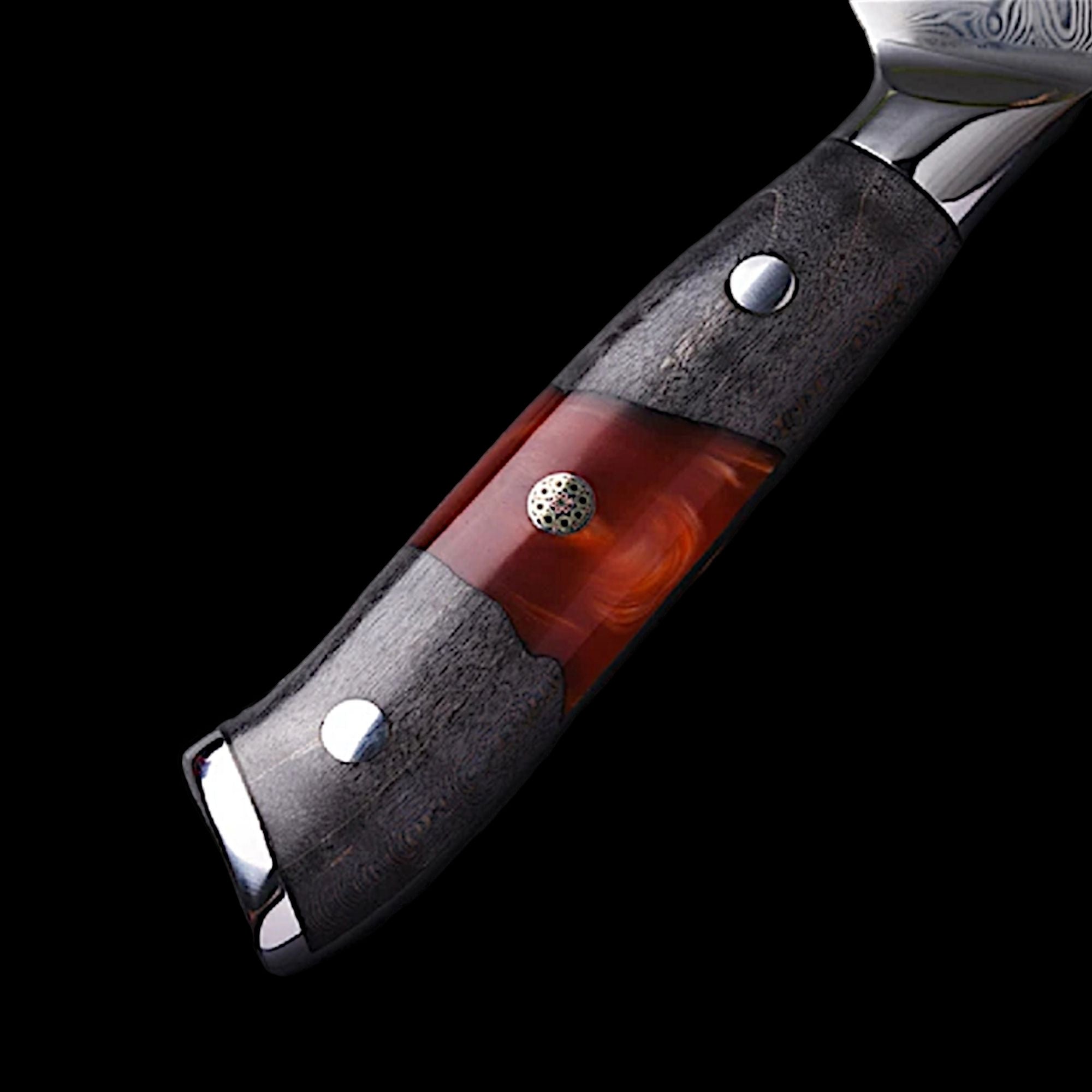 Hanami line "Santoku" Damascene