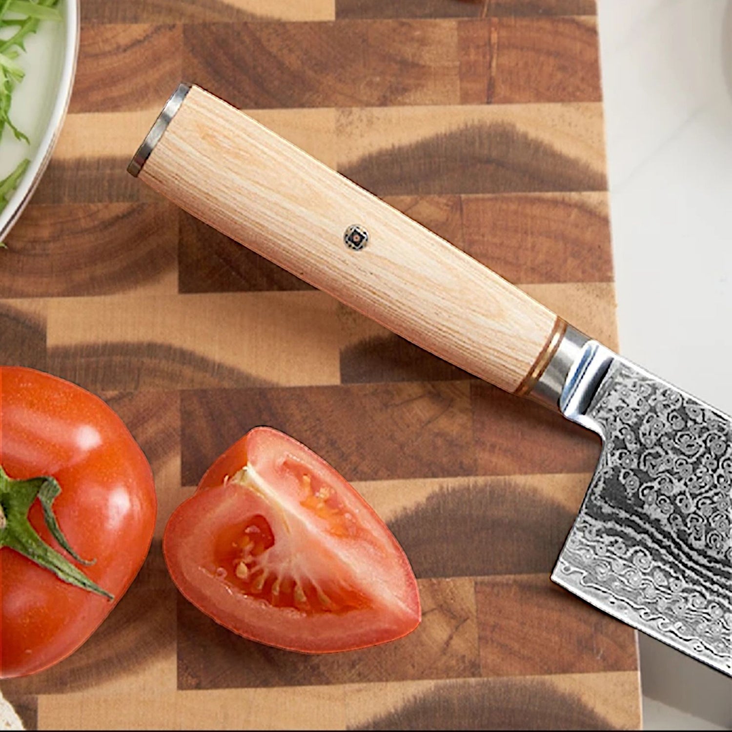 Komorebi line "Santoku" damascene