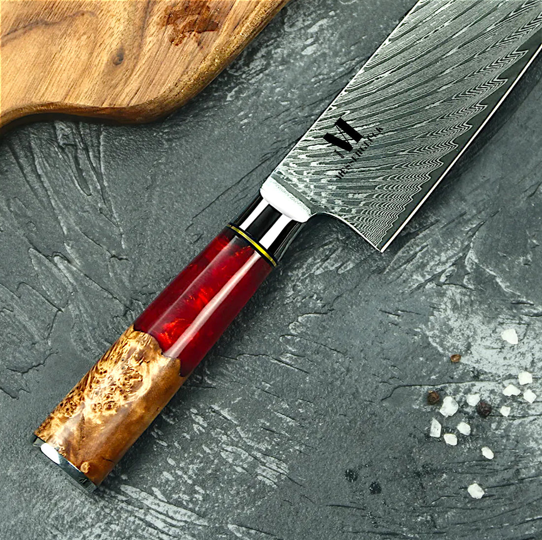 Samura line "Santoku" damascene