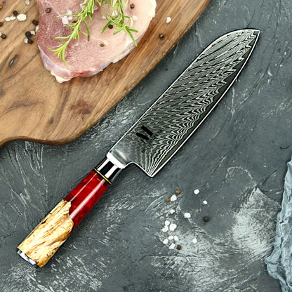 Yumeiro Linie &quot;Santoku&quot; Damaszener