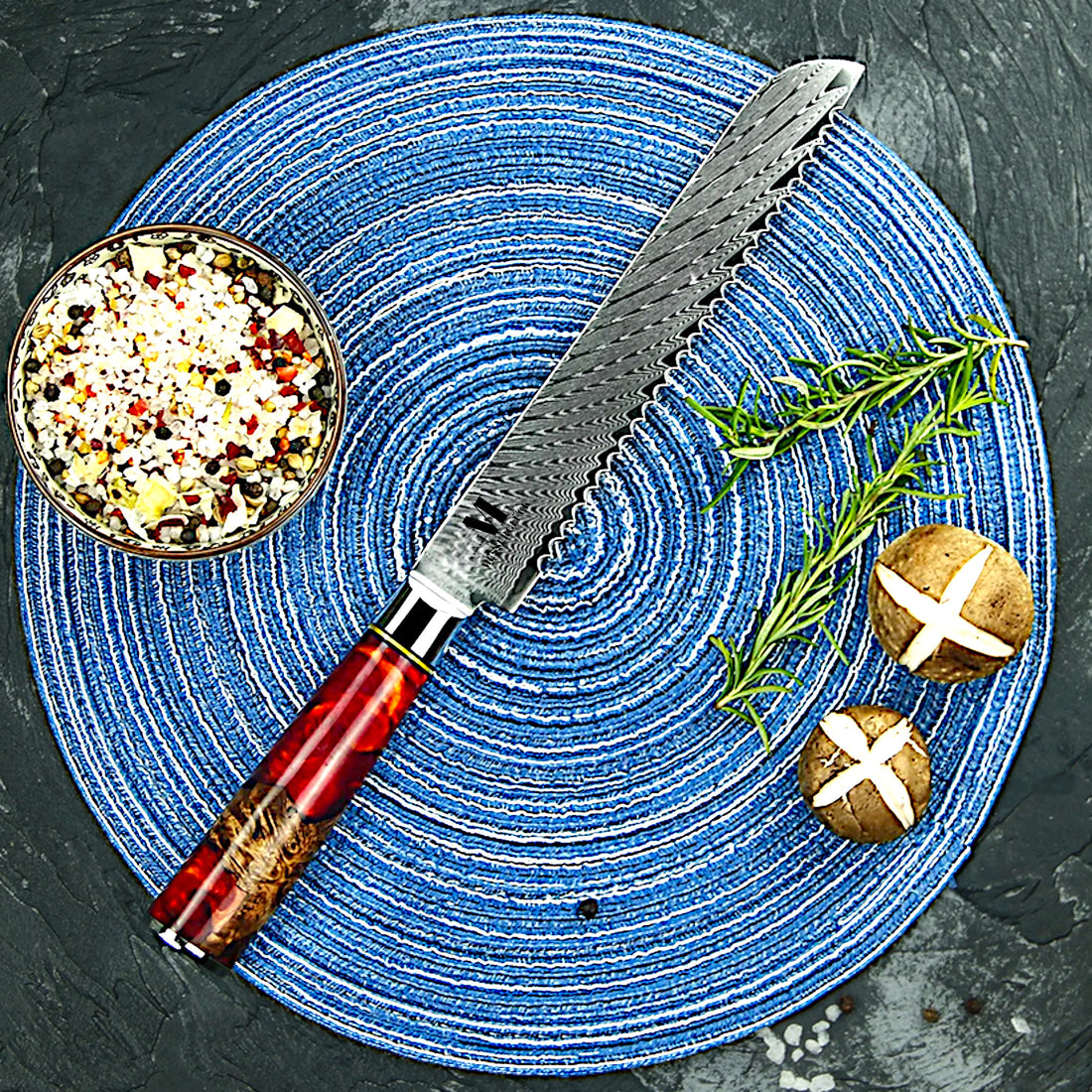 Samura line "Bread" Damascene