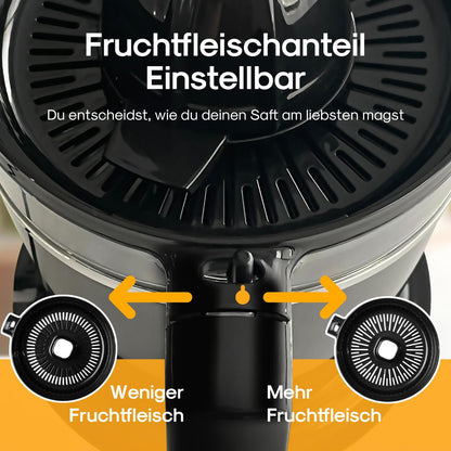 LEBENLANG Saftpresse elektrisch 800ml &amp; Verstellbares Sieb - Orangenpresse, Zitruspresse, Zitronenpresse Obstpresse I Orangensaftpresse