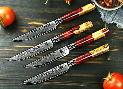 Yumeiro 4-teiliges Steakmesser Set