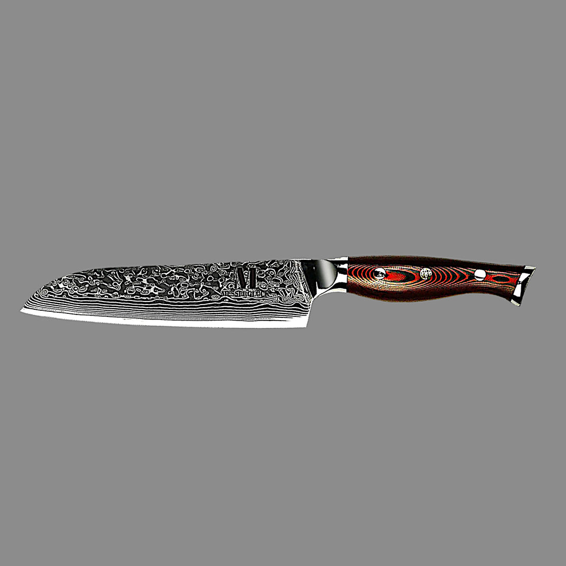 Shizuku line "Santoku" damascene