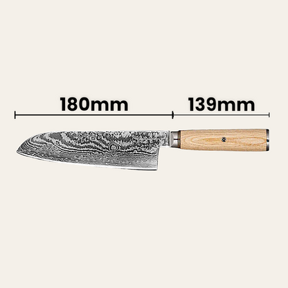 Komorebi line &quot;Santoku&quot; damascene 