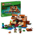 LEGO Minecraft Das Froschhaus 21256 - Bauset mit Boot & Tierfiguren