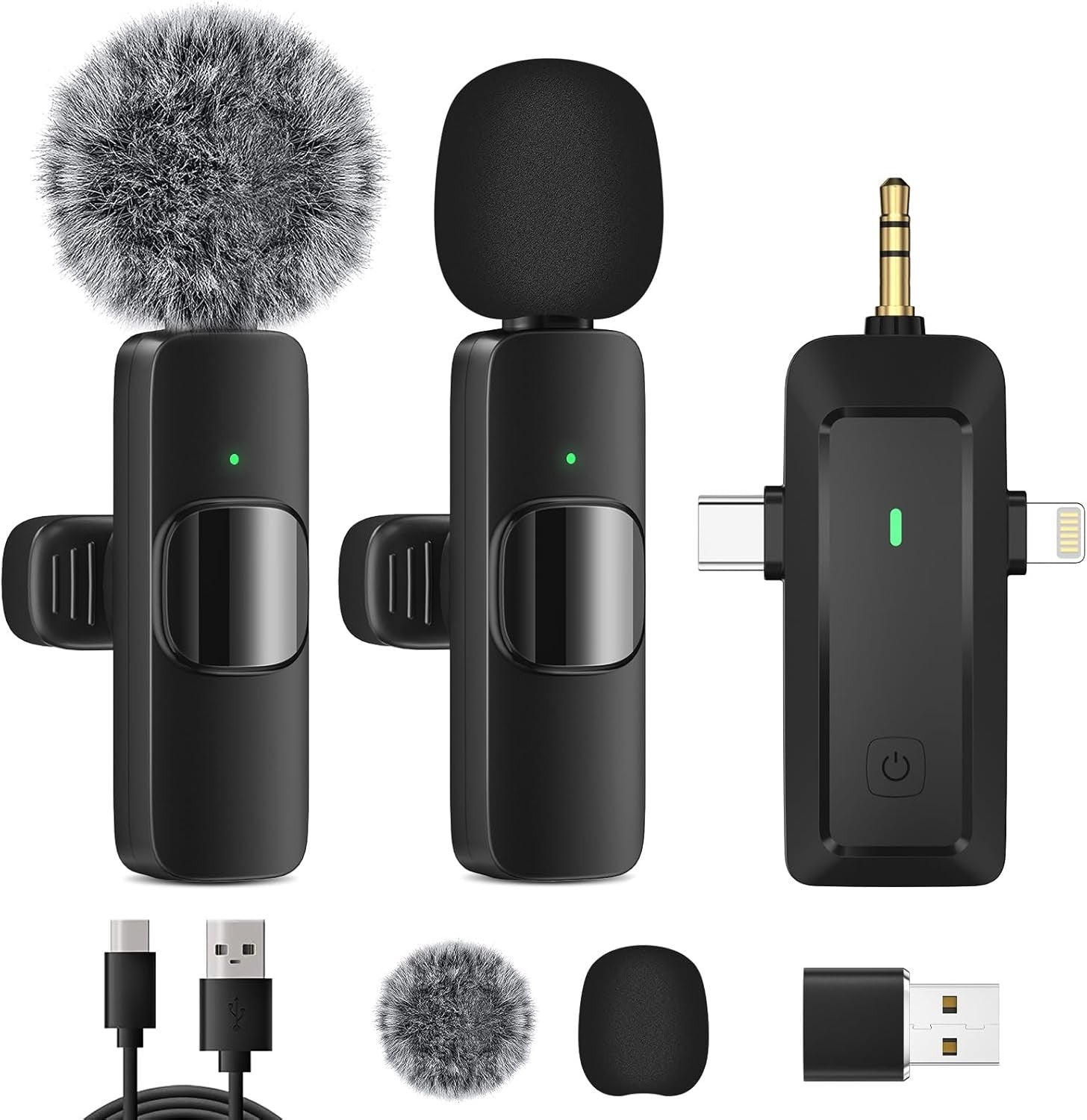 Lavalier Mikrofon 4 in 1 - Produktbild