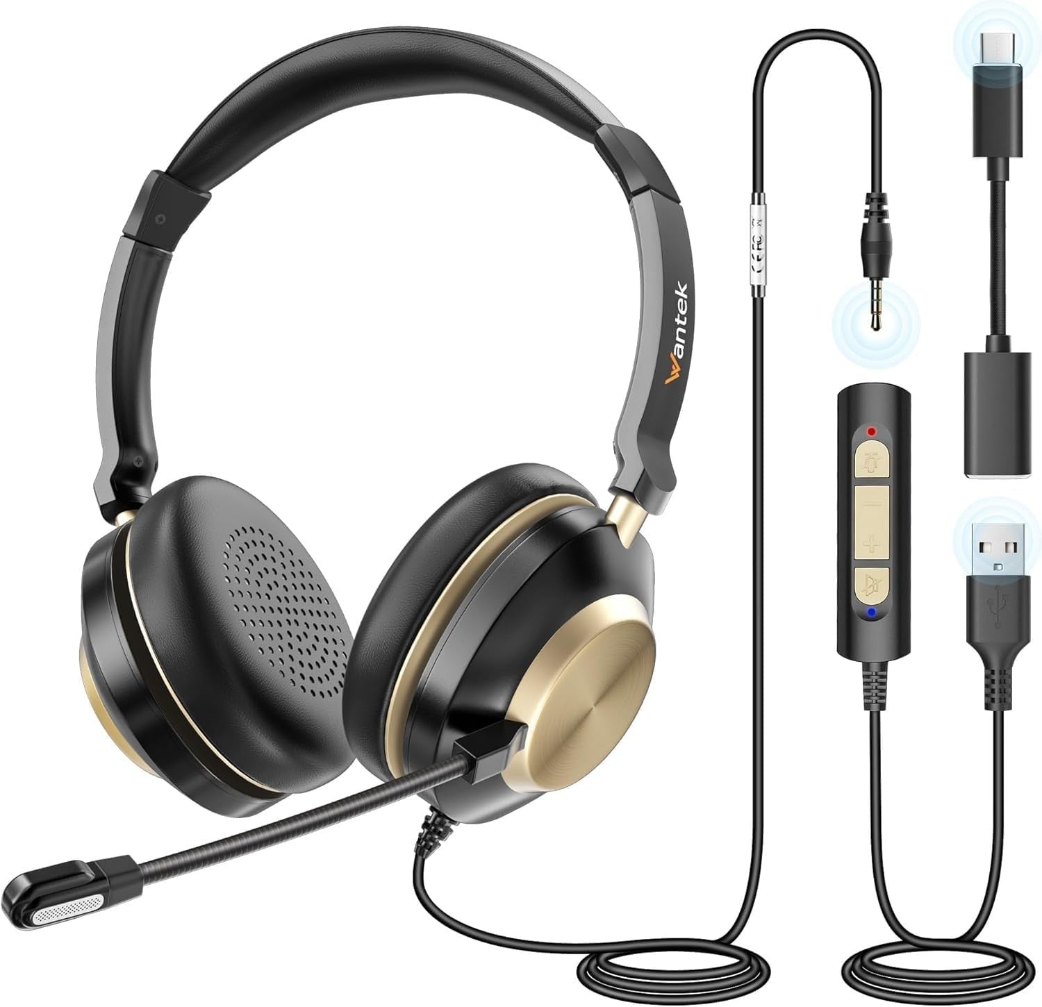 Wantek 882FUSB USB Headset - Produktbild
